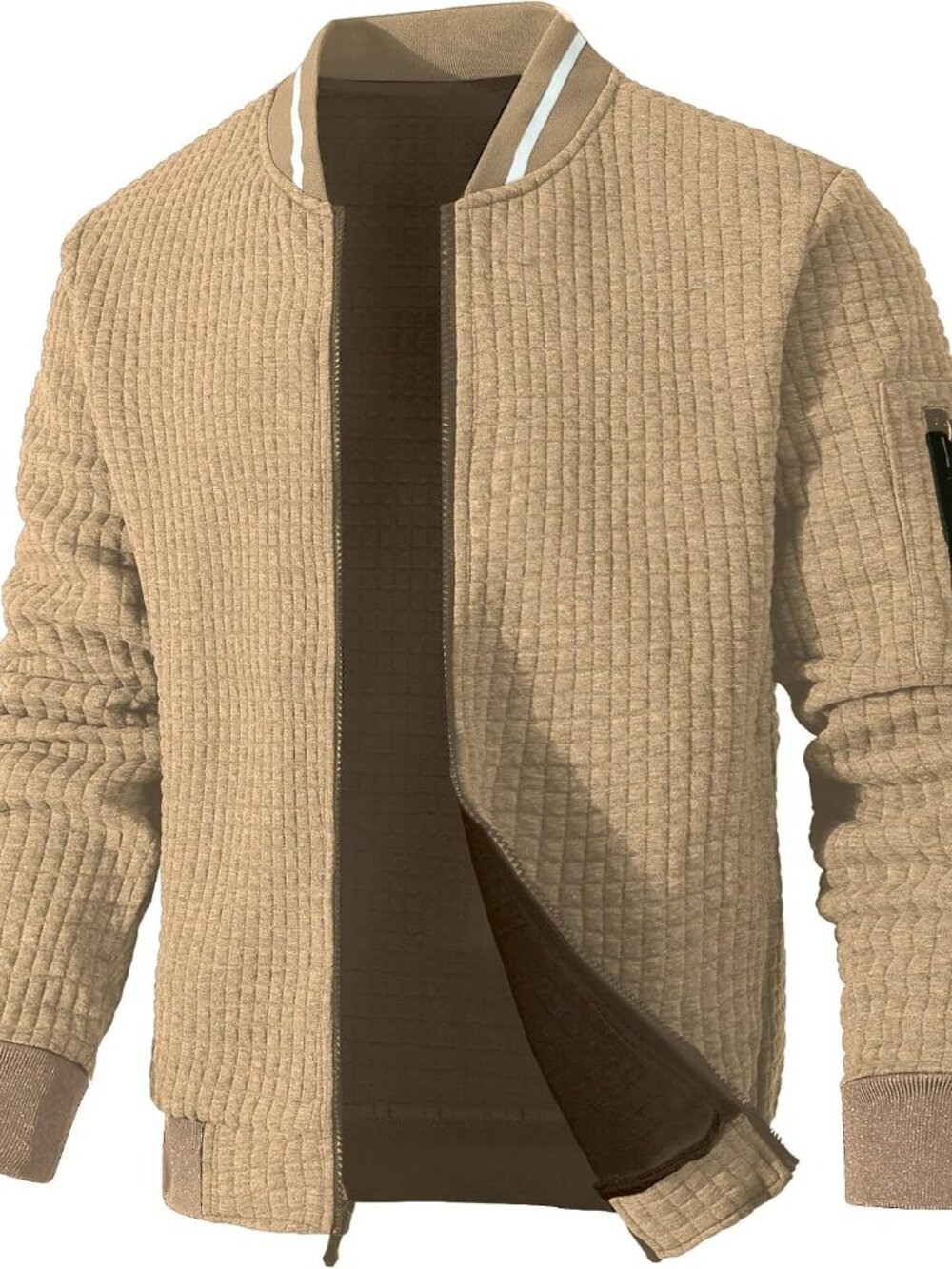 Mens Lightweight Jacket Casual Bomber Jacket Varsity Coat